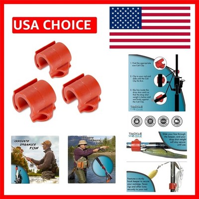 Cali Clip - Three-Sized Drop Shot Weight Holder | Perfect for Jigs and Lures