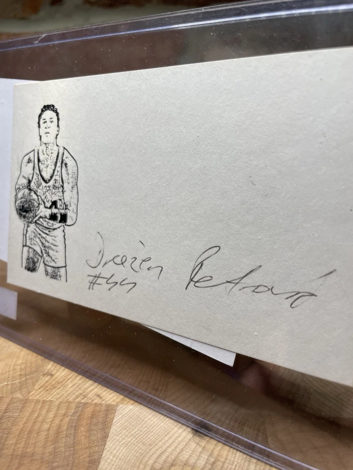 Autógrafo Drazen Petrovic 44 Trailblazers autenticación JSA RARO automático auténtico Foto 3 de 4