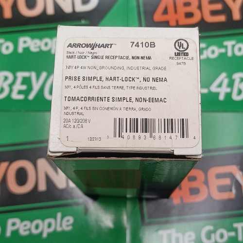 Arrow Hart 7410B HART-LOCK SINGLE RECEPTACLE 7410B - Picture 8 of 9