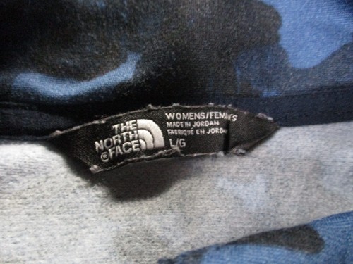 The North Face Jacket Adult L Blue Camo Lightweight Active Outdoors Womens - Picture 6 of 10