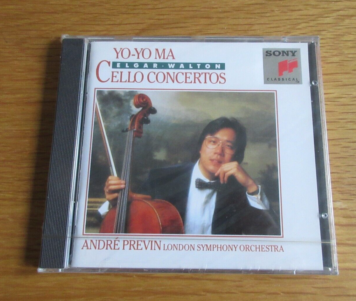 ELGAR  WALTON  Cello Concertos YO-YO MA  PREVIN  London SO 1992 NEW SEALED