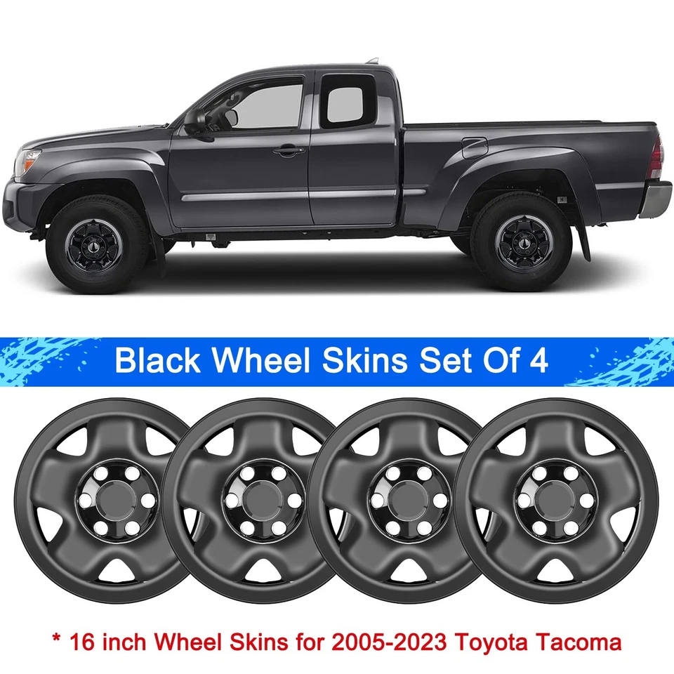 Wheel Skins For 2005-2023 TOYOTA TACOMA;16 inch; Wheel Covers; Set Of 4 Pcs - Image 2 of 4