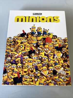 MINIONS BLURAY + DVD VF STEELBOOK FILMARENA FAC 86 LENTICULAR LD 600