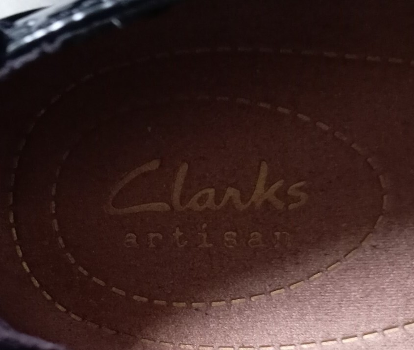 Clarks Artisan Black Patent Leather Flats Loafers UK Size 6.5 Smart