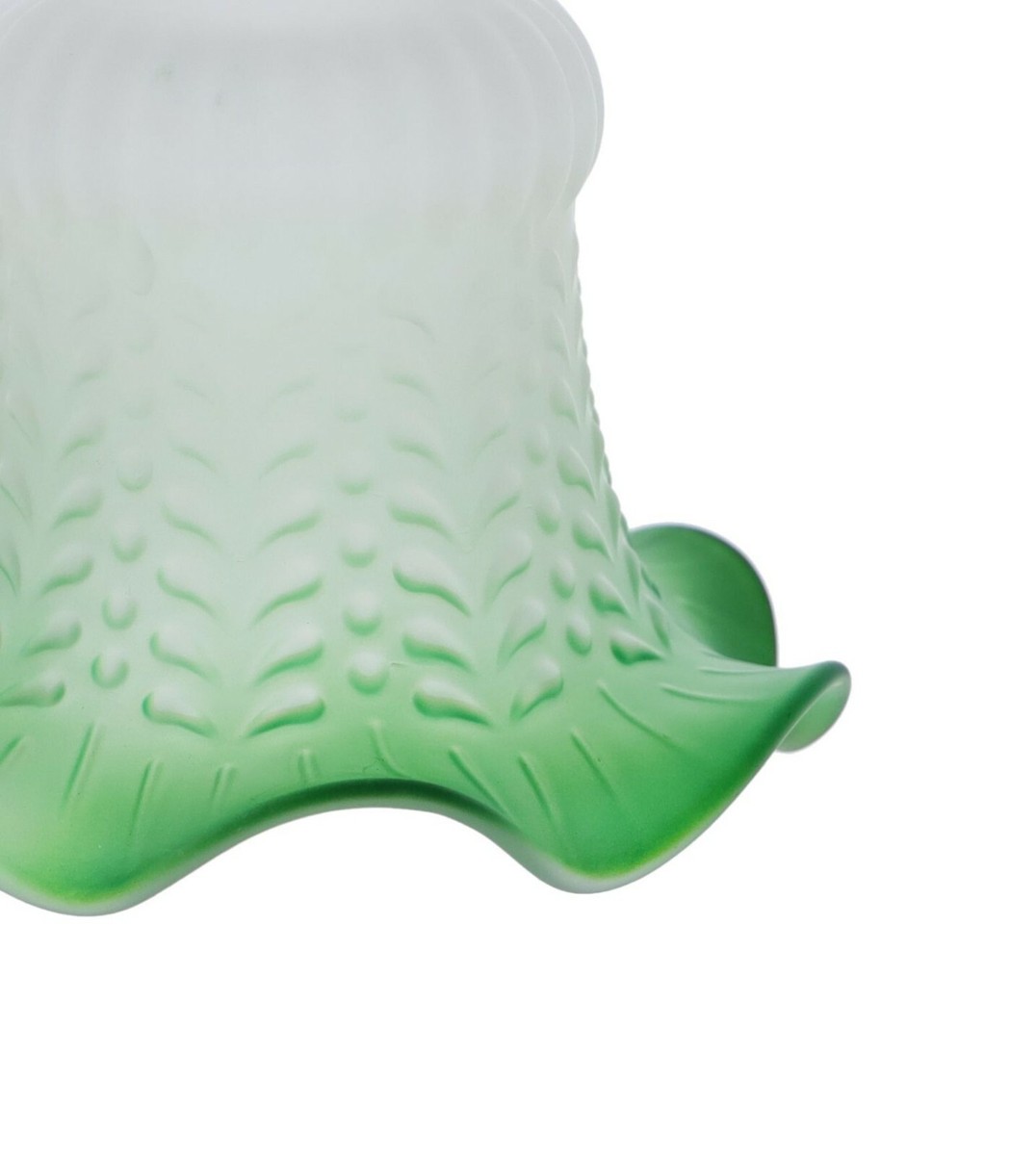 Paralume In Vetro Liberty Flute - Ricambio Verde/Arancio, Per Lampade Con Attacco Da 3 Cm - Foto 13