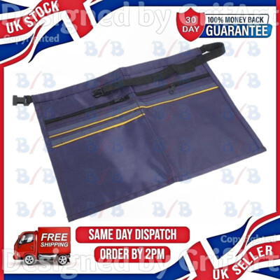 POCKET MARKET STALL TRADER DENIM APRON POUCH MONEY HOLDER WAIST