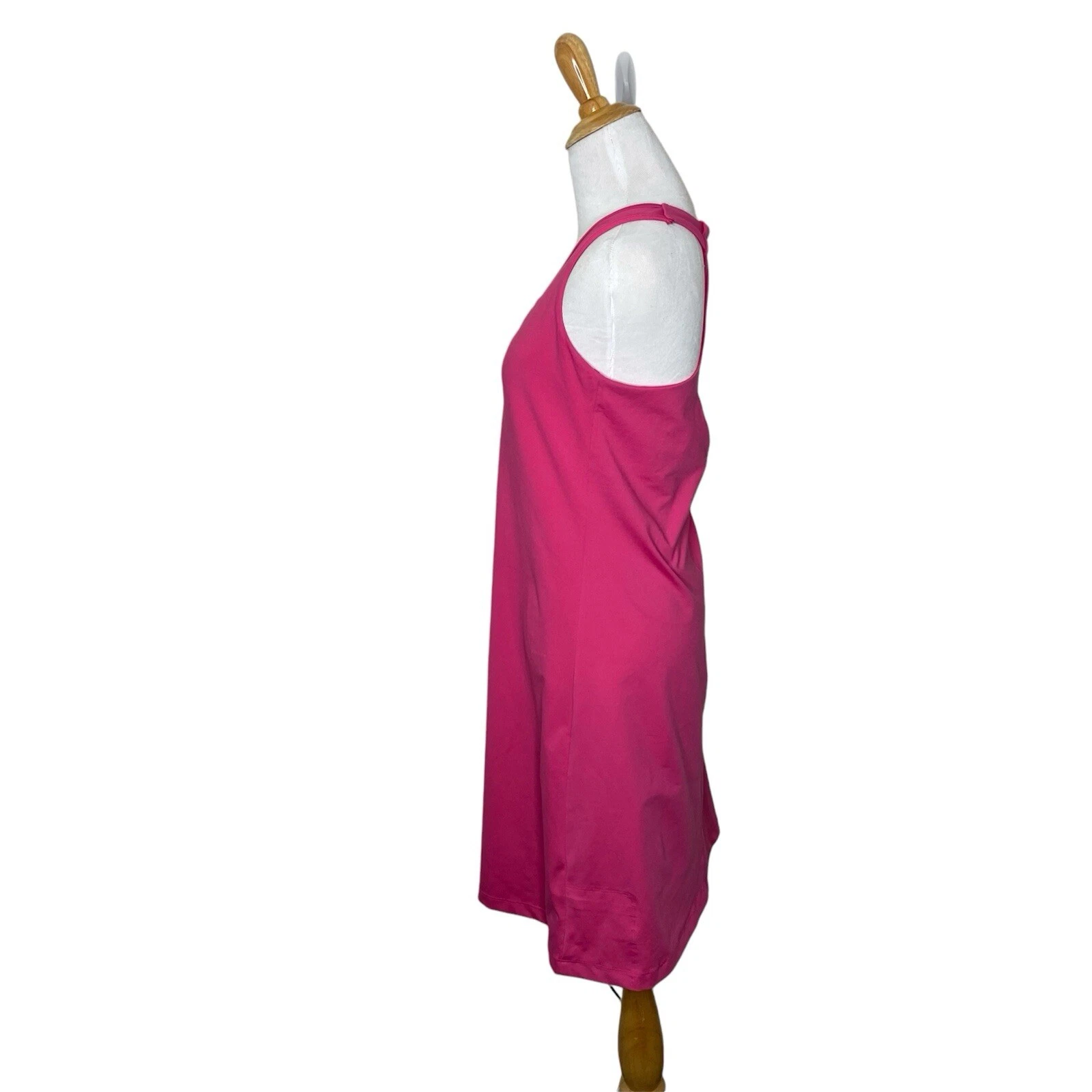 VETEMENTS Abito Tennis Athleta Rosa Senza Maniche Racerback Asciugatura Rapida Consapevole Taglia S