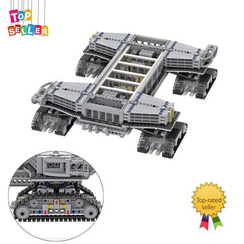 ZITIANYOUBUILD Crawler Transporter Model 2365 Bricks Toys for Space Shuttle - Picture 3 of 11