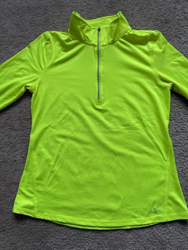 Danskin Now Damen Viertel-Reißverschluss Medium (8-10) hellgelb