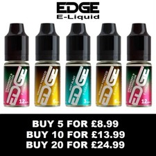 Edge Liquid Core E-Liquid 10ml Vape Juice 5 10 20 Packs 10ml Bottles Assorted