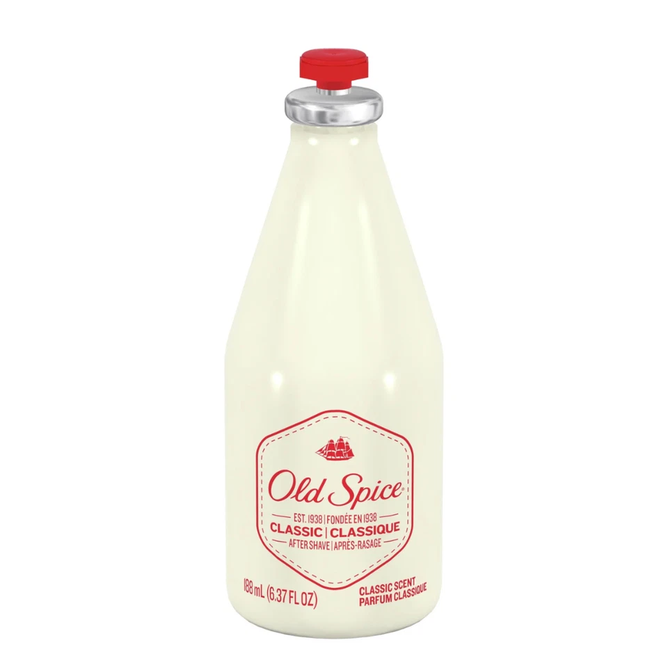 Old Spice Classic líquido para después del afeitado para hombre, aroma clásico, 6,37 oz, clásico Foto 3 de 4