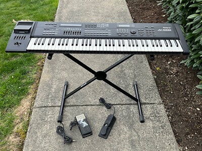 Купить roland jv 1000 keyboard synthesizer with power cable