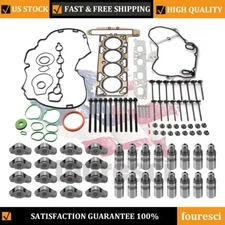 Engine Head Gasket Bolt & Rocker Arm & Valve Lifter Kit for Chevy GMC Buick 2.4L