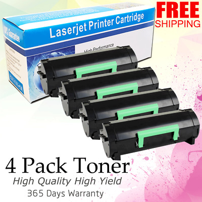 4PACK Toner Compatible For Dell B2360d B2360dn B3460dn B3465dn B3465dnf 331-9805