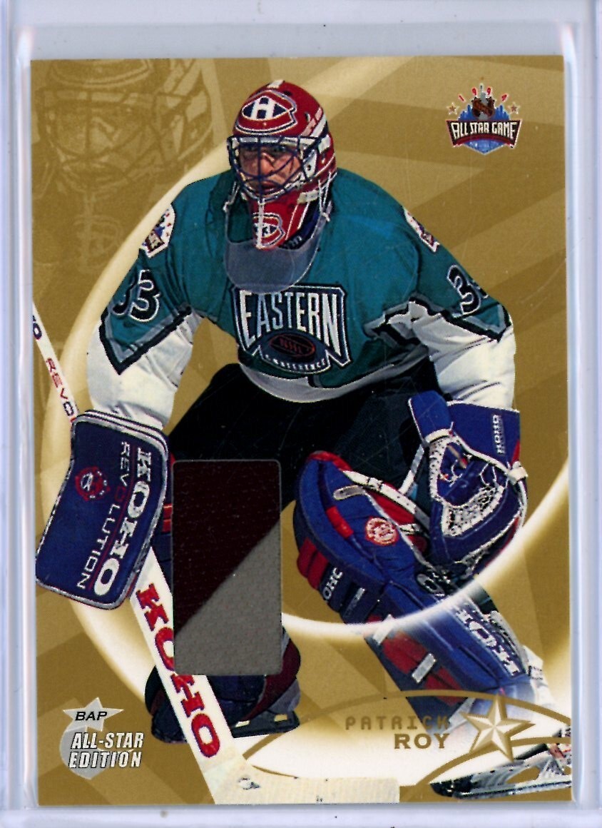 2002-03 BAP All-Star Edition Jerseys Gold #79 Patrick Roy JERSEY /10*
