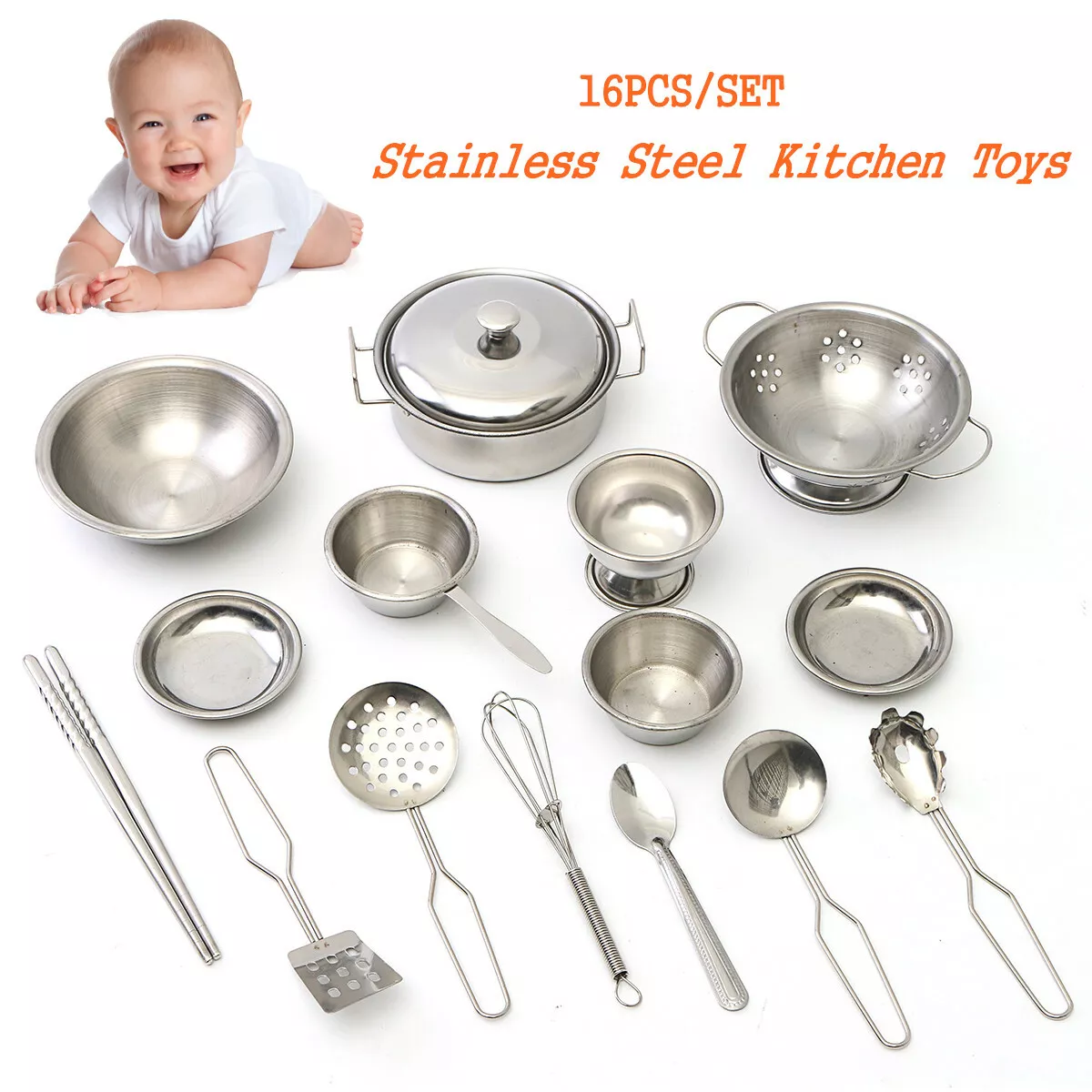 Kids pots and best sale pans