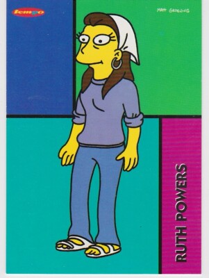 1996 THE SIMPSONS DOWN UNDER AUSTRALIA TEMPO SINGLE TRADING CARD #28 RUTH POWERS
