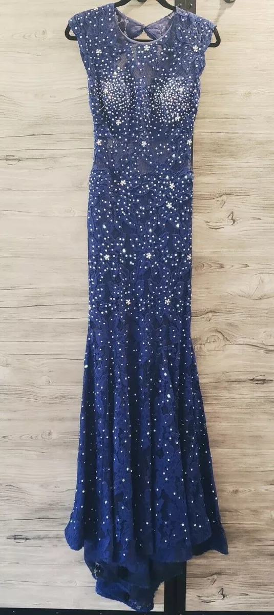 Royal blue top semi formal attire