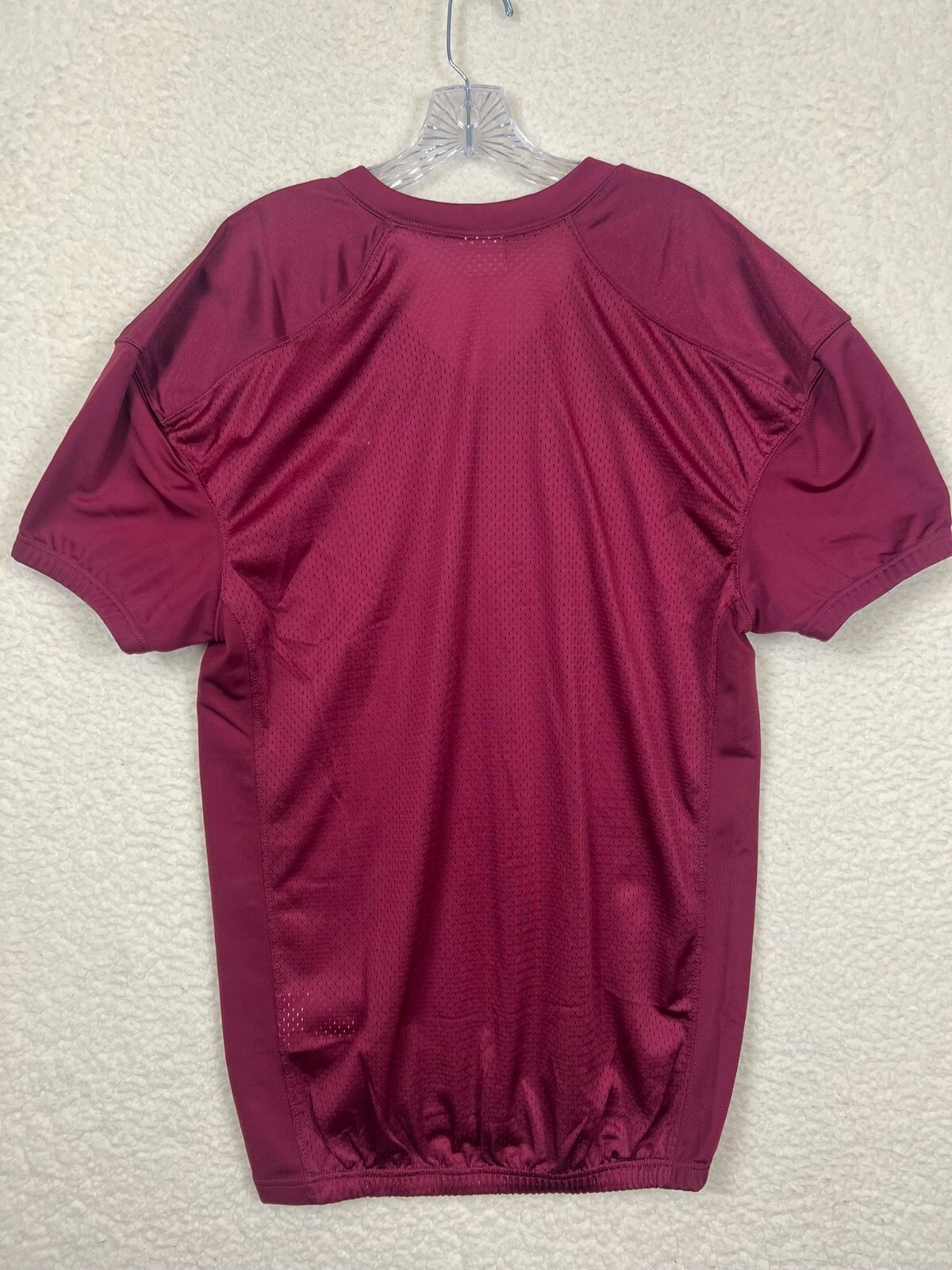 Nike Jersey Mens Large Vapor Varsity Tackle Football Maroon Red Practice Jersey thumbnail 2