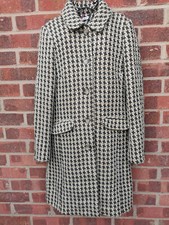 White Stuff Wool Blend Coat Uk Size 10 Fr 38 D 36