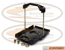 For Bobcat T190 Battery Tray Hold Down Kit Bracket Skid Steer Loader Pan Plate