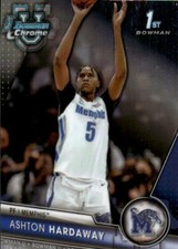 2023-24 Bowman University Chrome Ashton Hardaway #54 Memphis Tigers 9E