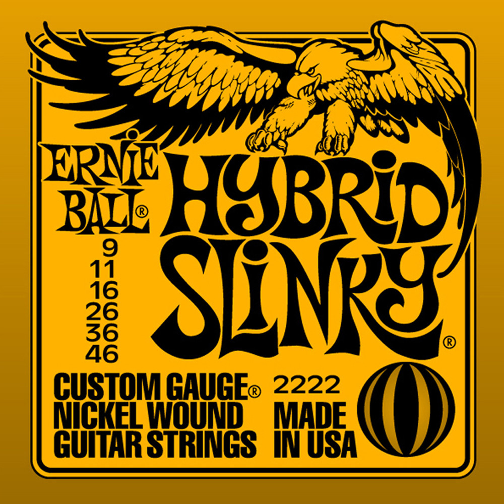 Ernie Ball Hybrid Slinky Nickel Guitar Strings