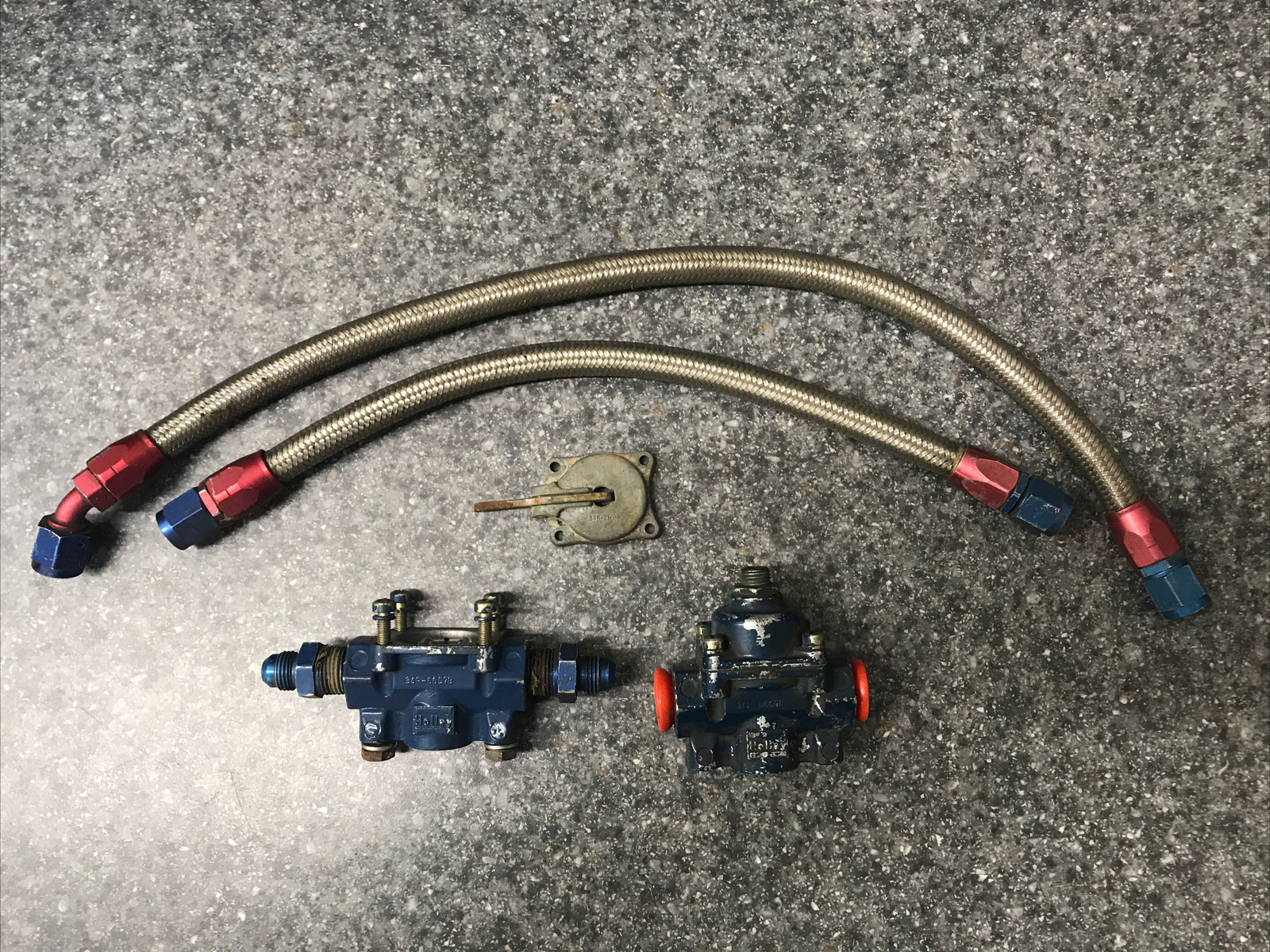 Holley 35R6657B Fuel Regulators & Miscellaneous Parts with Braided