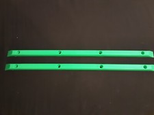 Vintage Skateboard rail guards - 14 1/2" - Green - New old Stock