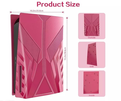 HEYSTOP PS5 Faceplate Cover Case for PS5 Console, PS5 Side Plates Shell - Picture 8 of 17