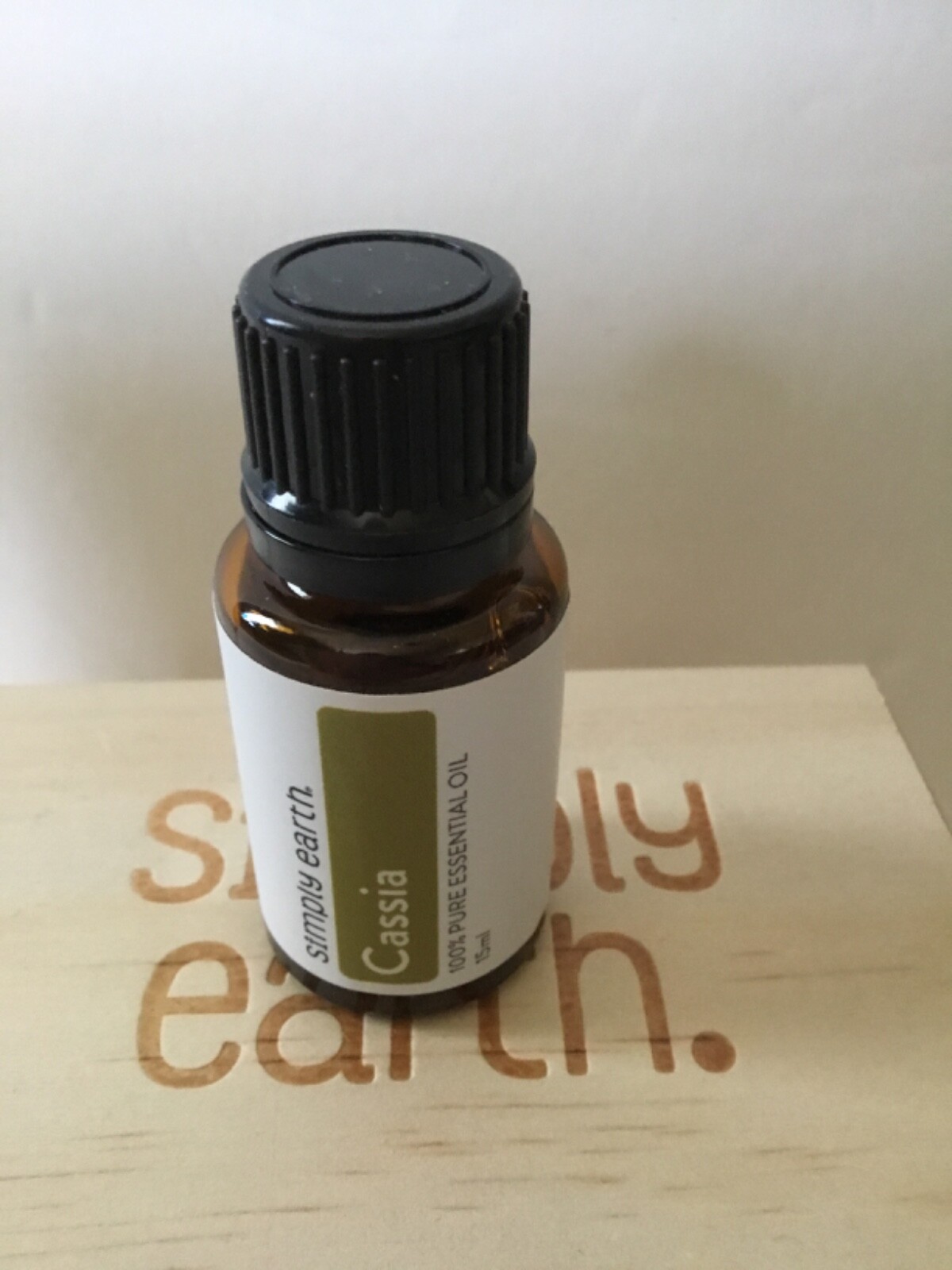 Simply Earth CASSIA 100% Pure Essential Oil New Sealed Amber 15 ml Bottle FRESH