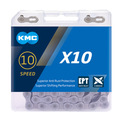 KMC X10 EPT Kette 10 Gang kompatibel Mountainbike MTB Anti-Rost