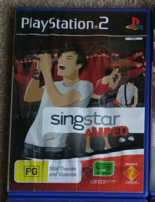 Lot De 5 Jeux SingStar Pour PlayStation 2 (PS2) - Complets Et En Bon État