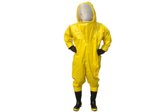 O'Neill exposure systems タッパーL Heavy Type Fully Enclosed Chemical Protective Suit Yellow with