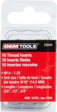 1.	OEMTOOLS 25644 M14-1.25 Fix-A-Thread Spark Plug Saver Inserts Kit, Metric