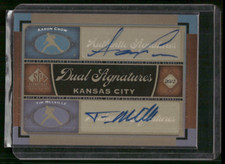 AARON CROW / TIM MELVILLE 2012 Upper Deck SP Signature Dual Signatures Auto KC16