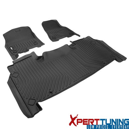 Fits 19-24 Ram 1500 Crew Cab All Weather 3D Molded TPE Floor Mats Carpets Liner - Picture 4 of 9