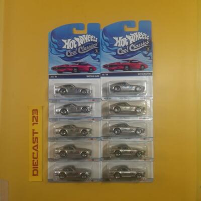 lot of 10) Hot Wheels DATSUN 240Z Silver HW COOL CLASSICS Series