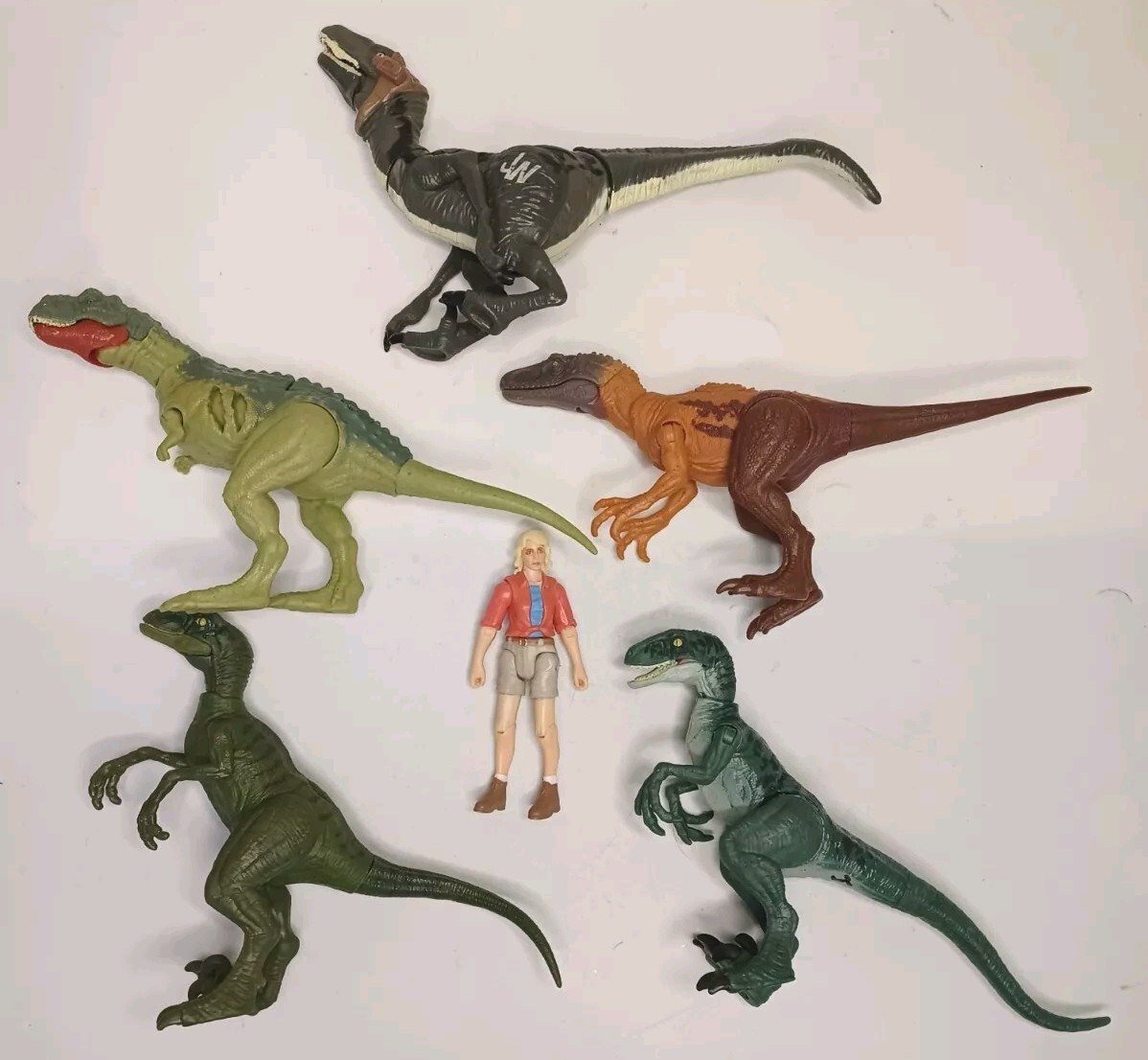 Jurassic World Park Dr. Ellie Sattler & More! Figures Lot of 6