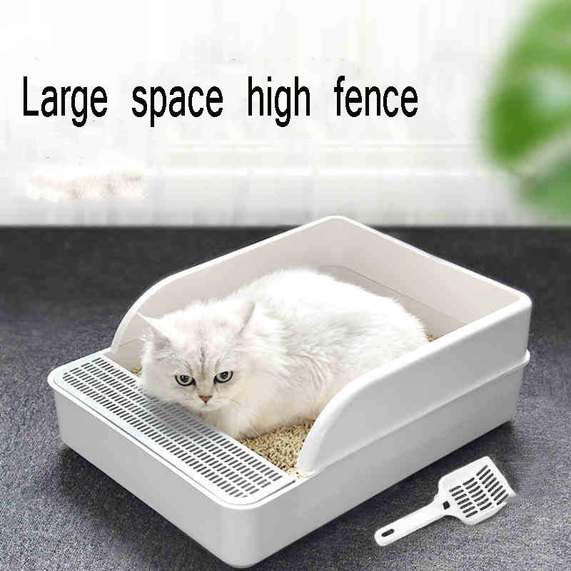 Cat Litter Box Automatic Self Cleaning Antisplashing Semiclosed Cats