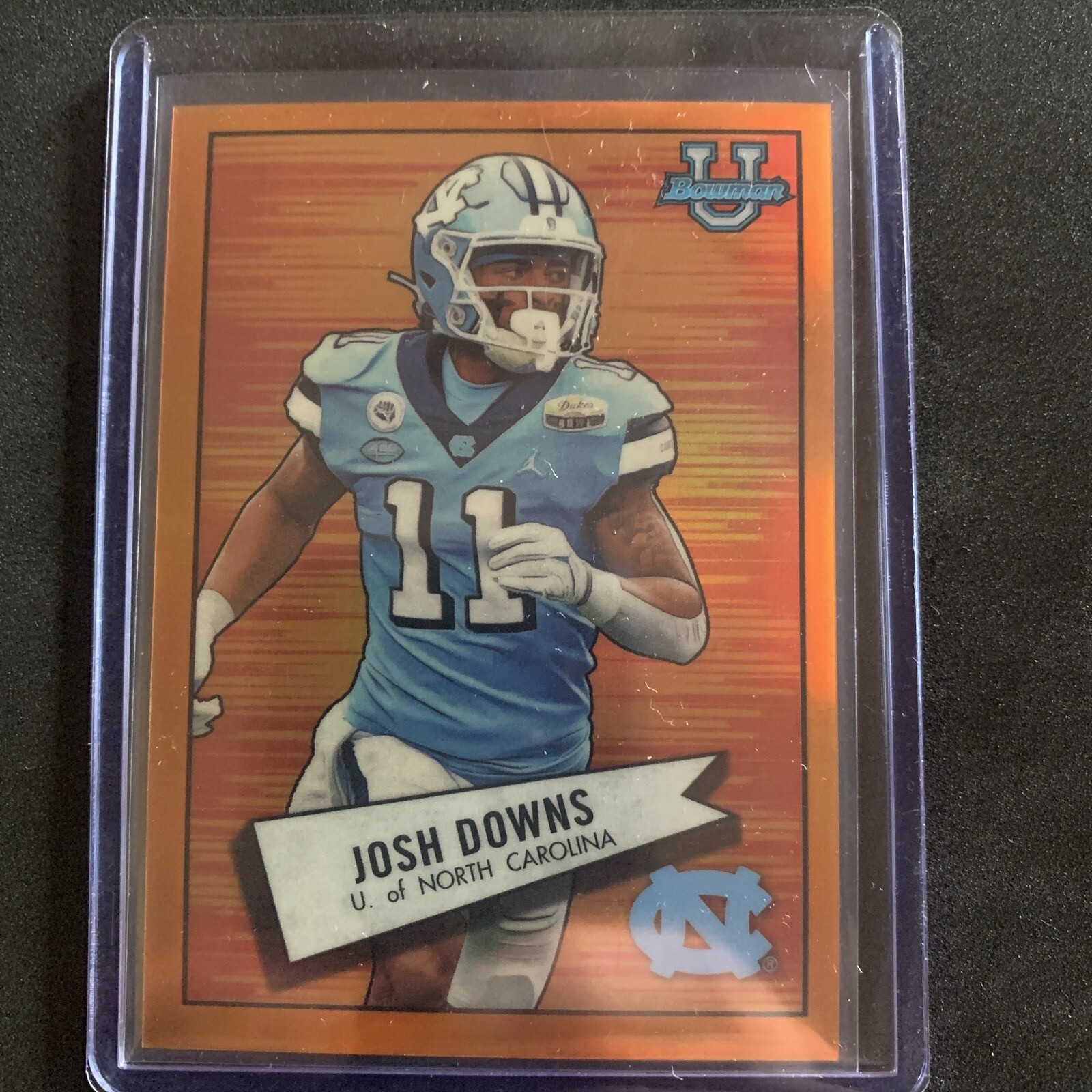 2022 BOWMAN CHROME UNIVERSITY JOSH DOWNS - 1952 Bowman Orange Refractor #d /25