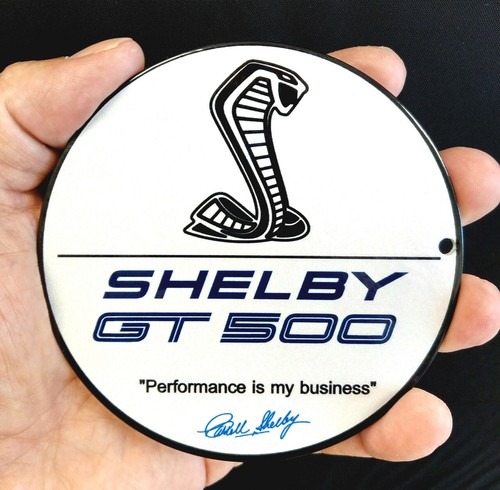 Shelby GT500 Retro Carroll Shelby Stahlschild - Bild 3 von 9