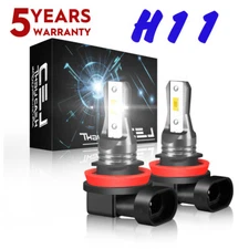 CSP LED Fog Light Bulbs H11 High Power Driving Lamps 6000K White light Bulbs Kit
