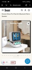 Divoom Ditoo Pro Retro Pixel Art Bluetooth Sp...