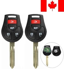 2x New Replacement Keyless Entry Remote Control Key Fob For Nissan & Infiniti