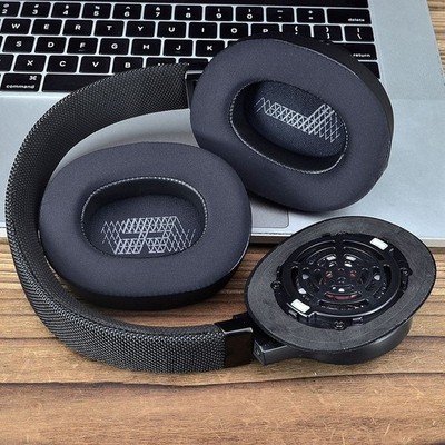 Ersatz Ohrpolster für JBL Live 500BT Kopfhörer 2 Stück schwarz bequeme Passfo