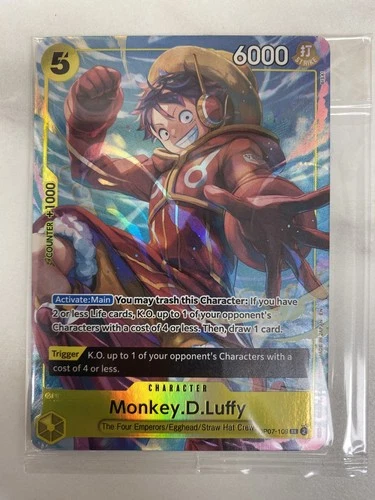 Monkey D Luffy Promo OP07-109 Illustration Box Vol 3 Promo Sealed One Piece tcg