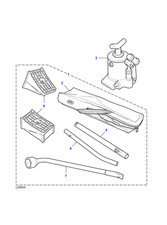 Land Rover Genuine Roll Tool Storage For Discovery 2 1998-2004 Classic KBK100320