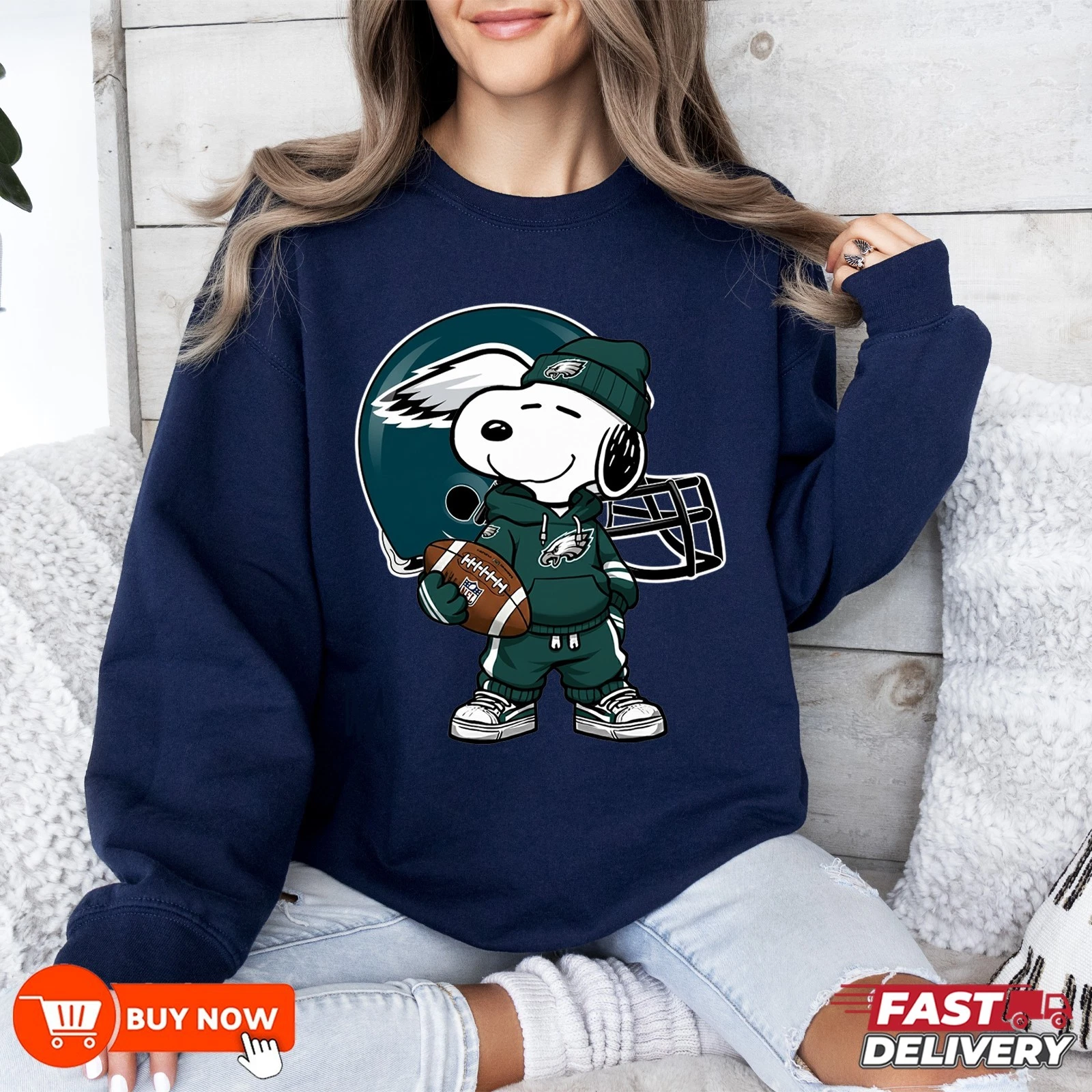 Philadelphia Eagles Football Sweatshirt