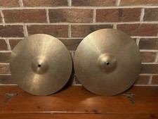 Vintage Paiste 602 12  13 Inch Crash Cymbals 1960s 70s